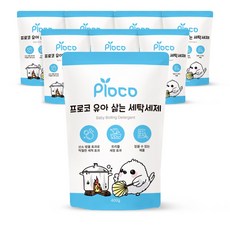 프로코 유아 삶는 세탁 세제 리필, 400g, 8개
