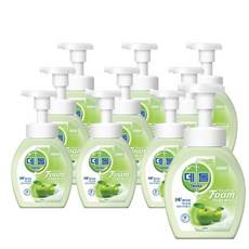 데톨 핸드워시 포밍 애플 본품, 250ml, 10개