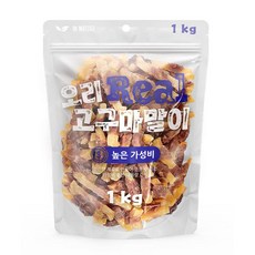 인네이처 리얼 치킨 사사미 1kg, 오리 고구마, 2개