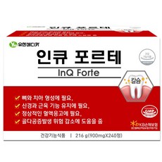 유한메디카 인큐포르테 240정 1+1 치아칼슘 프로폴리스 옥수수수염추출물 리소짐, 2개