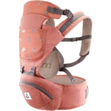 붕붕몰 프리미엄 다기능 사계절 힙시트 아기띠 EW B8, 핑크