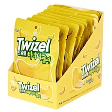 피치코리아 트위젤 바나나 모양 젤리, 12개, 50g
