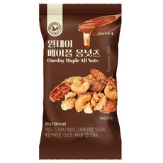 [산과들에] 원데이메이플올넛츠 x20봉 /프리미엄 믹스넛 간식, 20개