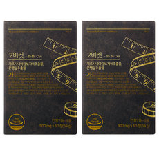 2BCUT 투비컷 가르시니아 혈행개선 은행잎추출물, 60정, 2개