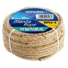 마닐라로프 쥬트로프 캣타워심줄 인테리어로프 4mm ~ 12mm 롤단위, 4mm x 30M, 1개