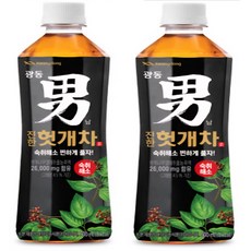 광동 힘찬하루 헛개차 500ml X 20입, 20개