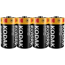 KODAK 柯達 鹼性C型電池 散裝, 4入, 5個
