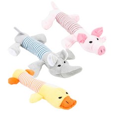 DING DONG PET 寵物狗玩具絨毛娃娃, 混色, 1組