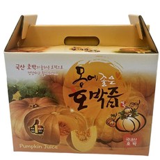 다이어트 늙은호박즙 "국내산 늙은 멧돌호박" 100% / 한박스 50개 115ml [강원약초건강원], 50팩, 110ml