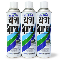 일신 락카 스프레이 420ml 방청 도색 페인트 무광 유광 코팅 리폼 금색 흑색, 적색 10개, 10개
