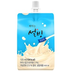짜먹는 설빙 연유맛 120mlx 9개입_아이스크림, 9개, 120ml