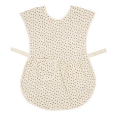 EmonG 媽媽圍兜圍裙 花朵米色, 1個