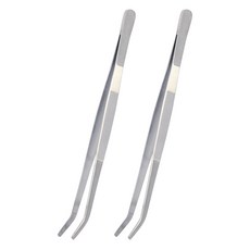 [케이솔루션] 의료용 핀셋 포셉, 2개, 20cm 곡선형(일반)
