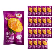 돌(Dole) 아이스 망고바 망고스틱, 20개, 60g