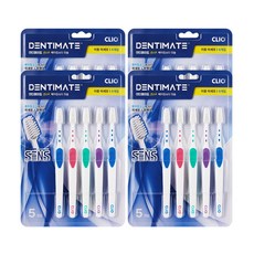 CLIO DENTIMATE SENSE R 小蘇打雙重細軟毛牙刷, 10入, 2個