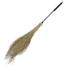 월드크린 홀더형 스텐 대나무 빗자루, 1개, 혼합색상