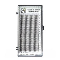 ME&BEE'S 豐盈羽翼5D假睫毛 JC捲 12mm, 1個, 黑色