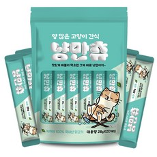 양많은 짜먹는 고양이간식 냥만츄 녹차 대용량 28g x 40개
