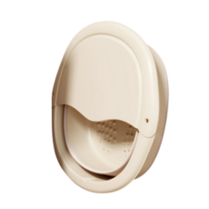 별별리빙샵 뚜껑있는 접이식 족욕통 습식 족욕기, 1개, 아이보리