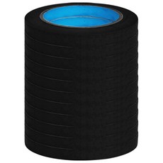 컬러 마스킹 종이테이프 (12mm x 40M -10개입) 블랙, 10개