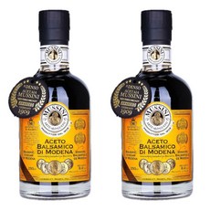 이탈리아 모데나 무씨니 5메달 발사믹 IGP(유럽연합인증) 2병 묶음 할인팩, 250ml