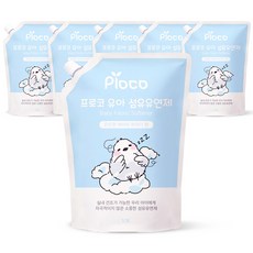 프로코 베이비파우더 유아 섬유유연제, 6개, 1.3L