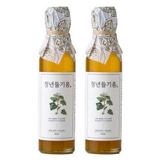 저온압착 청년 들기름, 2개, 180ml