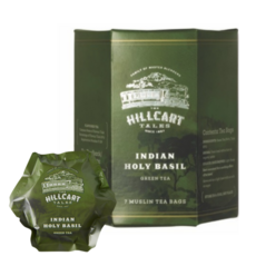 힐카트 테일즈 인디언 홀리 바질 7티백 모슬린 블렌딩 녹차 툴시 Hillcart Tales, 1개, 7개입, 2.25g