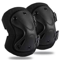 생활예찬 야외 현장 시공 쿠션 작업용 무릎 보호대 패드, 블랙, 1세트