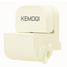 KEMOQI Logro 多用途軟管擠壓器支架, 白色, 2個