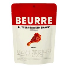 [블랑제리뵈르] 뵈르김부각 K치킨, 50g, 4개