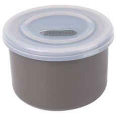 陶瓷食品密封儲存容器, 灰色, 250ml, 1個