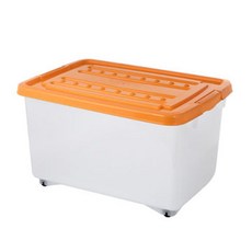 멀티 리빙박스, 옐로우, 58L, 5개