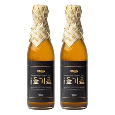 저온압착 수랏간 최선미 들기름, 2개, 350ml