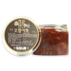 [젓갈이야기] 매콤달콤 국내제조 오징어젓 300g 500g 1kg, 1개