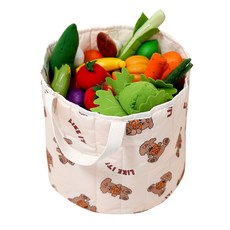 아이주 장난감 보관함 정리함 기저귀 바구니 국내제작, 1개