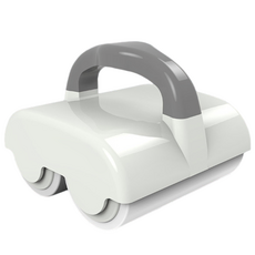 Our Works 手柄便攜式除塵除毛髮迷你雙滾輪清潔器 白色, 1個