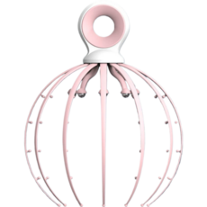 Goodssum 神奇頭部按摩器 18爪 15.8 x 14 cm 85g, 5個, 粉紅色