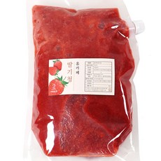 딸기폭탄 수제 딸기청 대용량 홈카페 허밍테이블 (국내산), 2kg, 1개, 1개입