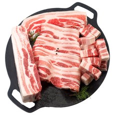 프리미엄 수입삼겹살 숯불 구이 대패 보쌈 통돌이 찌개 동파육 500g, 통돌이/찌개용(2cm) x 500g, 1개