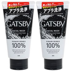 갸스비 훼이셜워시 스트롱 클리어폼 130g, 2개