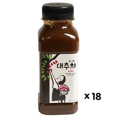 대추밭 둘째딸이만든 걸쭉한 수제 대추차 전통차 허밍테이블 코자대추차 경산대추, 1개입, 18개, 200g