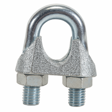 KD공구 기타 주물 와이어클립 와이어크립 와이어로프 부속, 10개, 주물 와이어클립 1/2