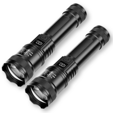 슈탈하르트 초강력 led 미니 손전등 휴대용 비상용 캠핑용, 2개