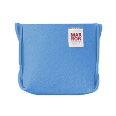 마롱즈 접이식 펠트 수납 바구니, 라이트블루, 1개