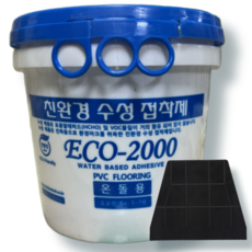 온돌용 데코타일 본드 8kg 바닥 접착제 난방 시공용 PVC 타일 장판 전용 국산 정품, 1개