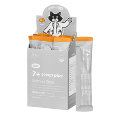 닥터펠리스 고양이 세븐플러스 케어 스틱 영양제 연어, 15회분, 시니어, 1개