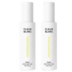 1+1 에이센트 플레르 블랑 헤어 앤 바디미스트 바디스프레이 프리지아, 2개, 120ml