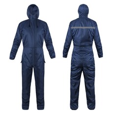 카멜로 메쉬 원피스 통기 피스복 선실복 생활 방수 바람막이 방수 작업복 작업용, XL, 1개