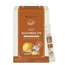 바이퀸 국산 흑도라지 배 생강 진액 스틱 대용량, 15g, 100개 15g, 100개